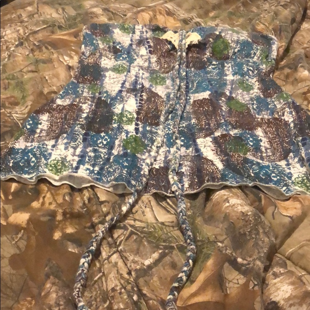 Self esteem neck tie tank